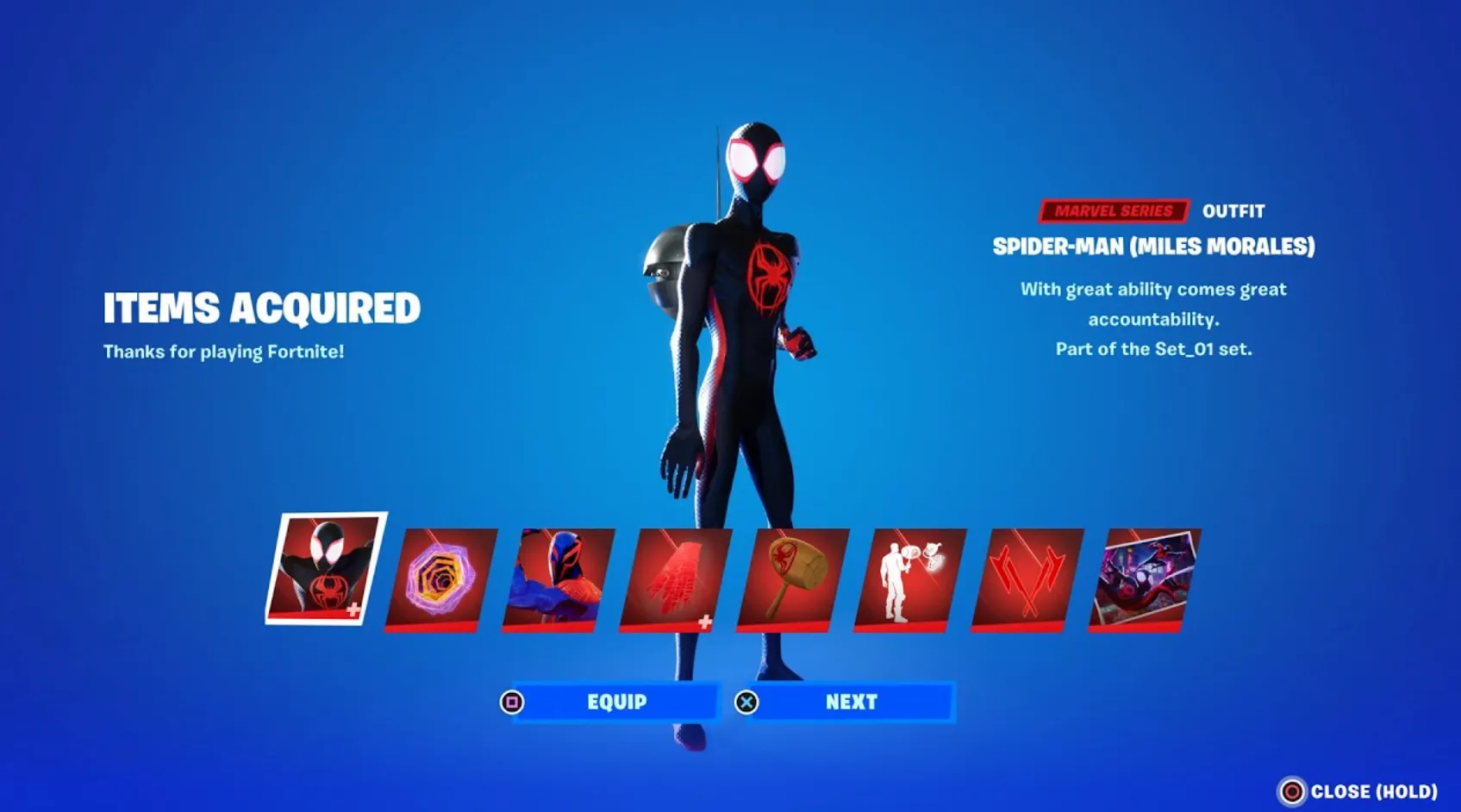 Spider-Man Miles Morales fortnite